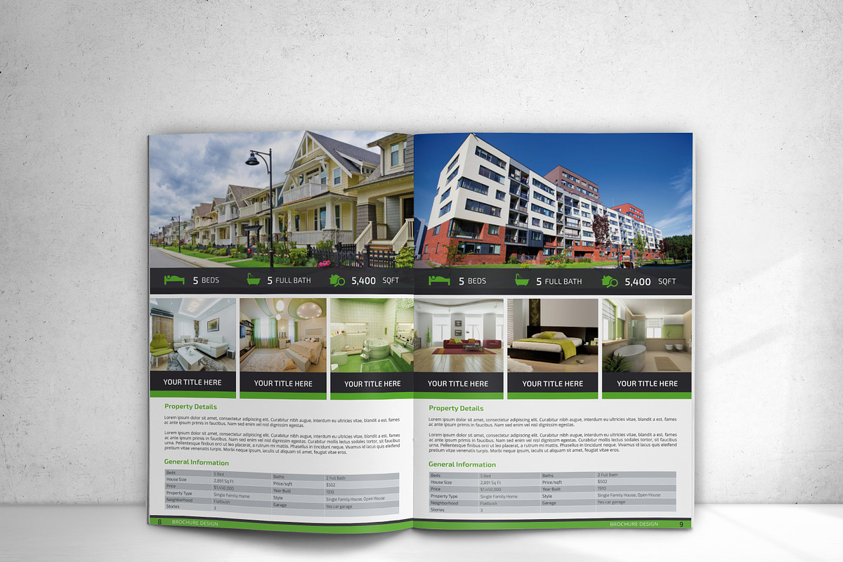 Real Estate Brochure Catalog, a Brochure Template by design_pick (Photo 5 of 11)