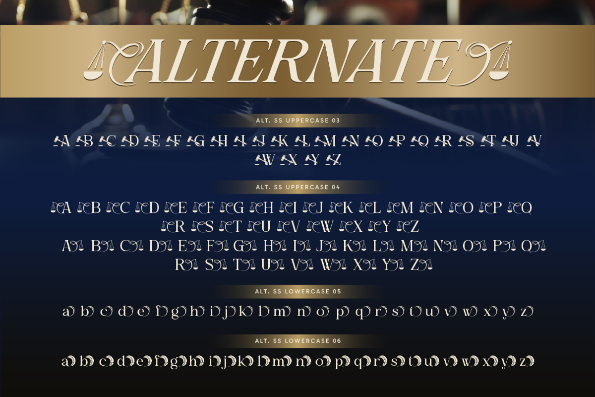 Lawthis, a Serif Font by Burntilldead (Photo 7 of 11)