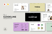 Brand Guideline Presentation, a Presentation Template by PrintIdea (Thumbnail 1 of 9)