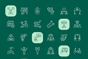 Leadership Icon Art Set, an Outline Icon by Prosymbols (Thumbnail 8 of 8)