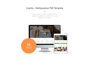 Cuanto – Multipurpose PSD Template