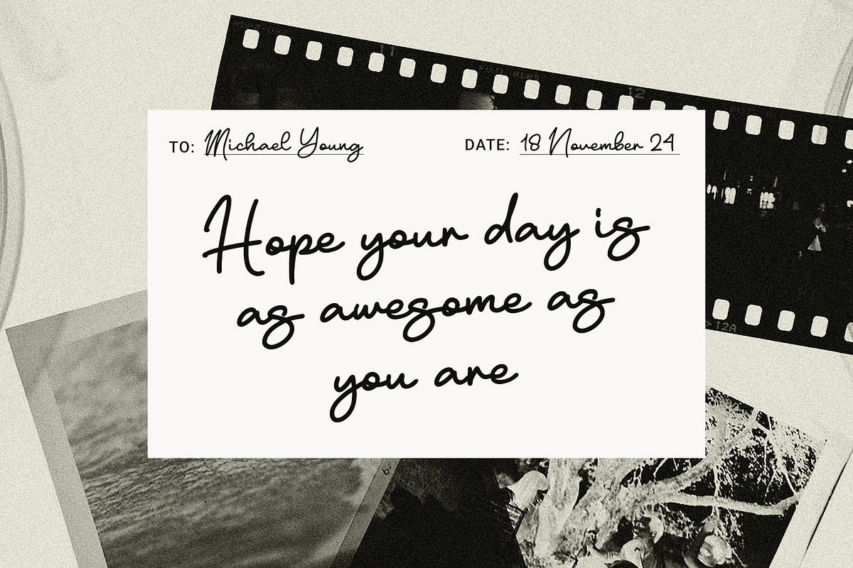 Hambaty – Script Font, a Script Font by kangfont Studio (Photo 6 of 10)