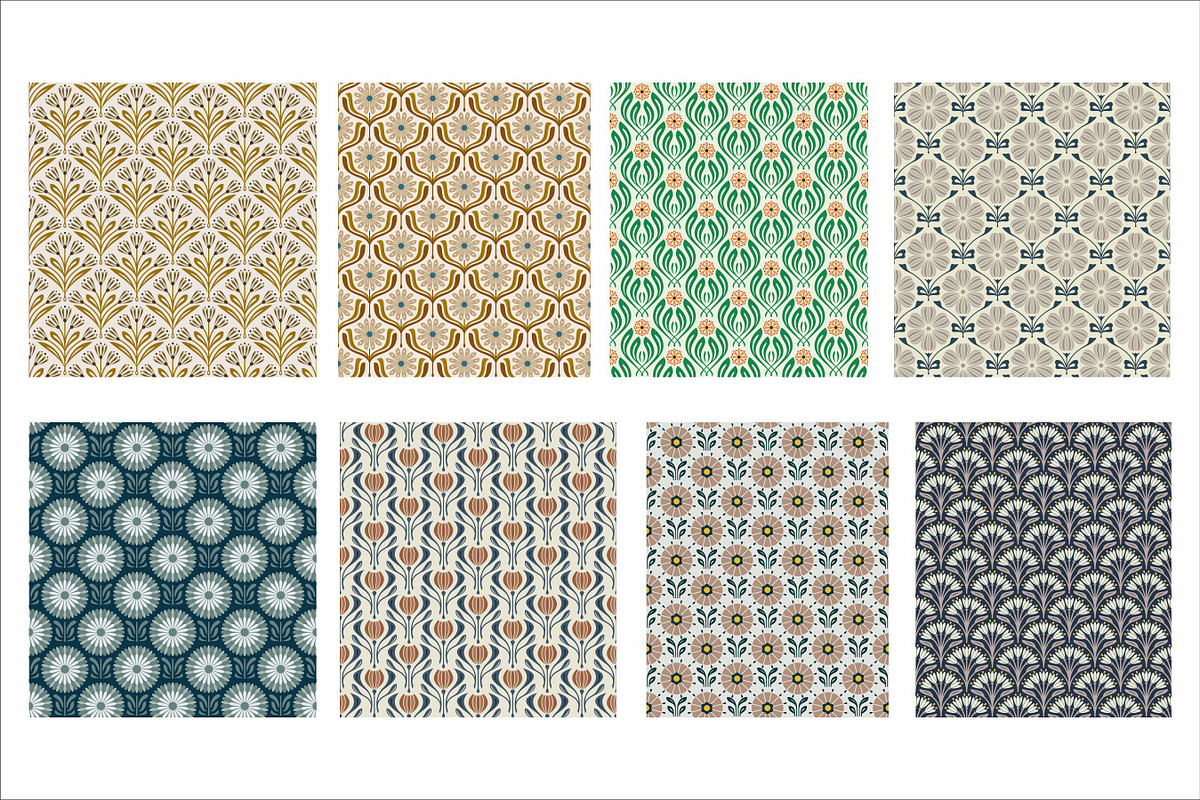pack of seamless pattern wallpaper, a Background Graphic by Brainware Graphic (Photo 9 of 9)