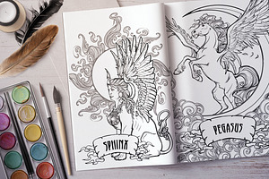 BESTIARY - Coloring Book