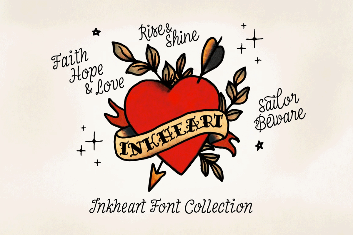Inkheart Font Collection!, a Script Font by Fenotype (Photo 11 of 20)