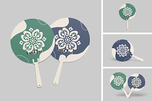 Hand Fan Mockup, a Mockup by DxSLEX