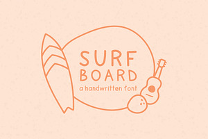 Surfboard - Handwritten Font