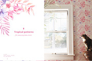 Sunset in the Tropics graphic set., a Decorative Illustration by Dinkoobraz (Thumbnail 4 of 9)