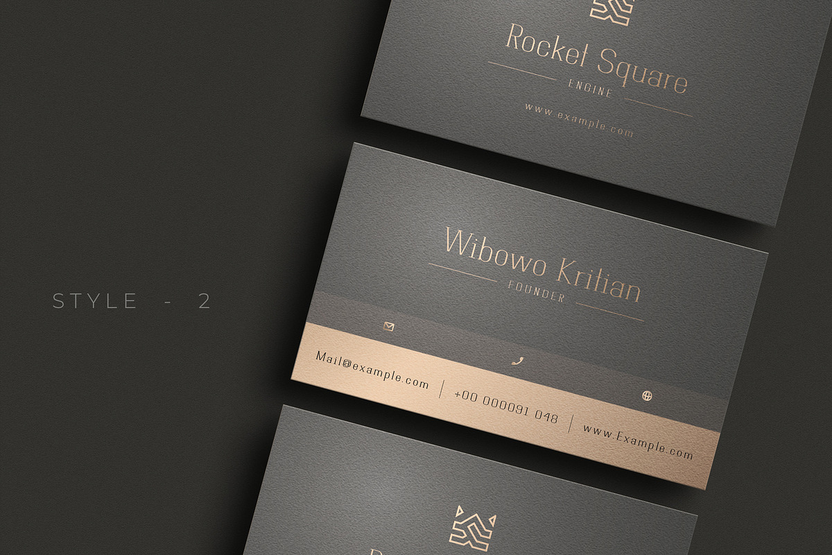 Premium Man Business Card - V.85, a Business Card Template by Ctrl space studio (Photo 3 of 6)