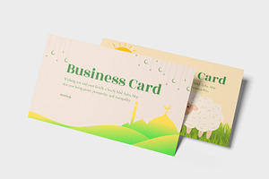 Business Card Mockup, a Print Template by safrizalstudio