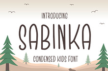 Sabinka - Fun Condensed Font