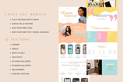 Colorful UGC Canva Portfolio Website, a Landing Page Template by BLDGtheBoutique (Thumbnail 9 of 12)
