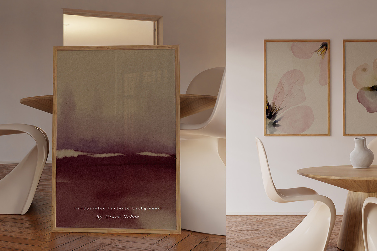 Organic Blurred textured backgrounds, a Background Graphic by Grace Noboa Illustrations (Photo 2 of 20)