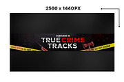 True Crime YouTube Banner, a Social Media Template by Vaughn Studios (Thumbnail 2 of 5)
