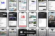 Real Estate App UI Kit, an UI Kit Template by Creative Perspective (Thumbnail 3 of 6)