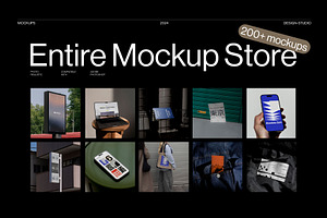 200+ Mockup collection bundle