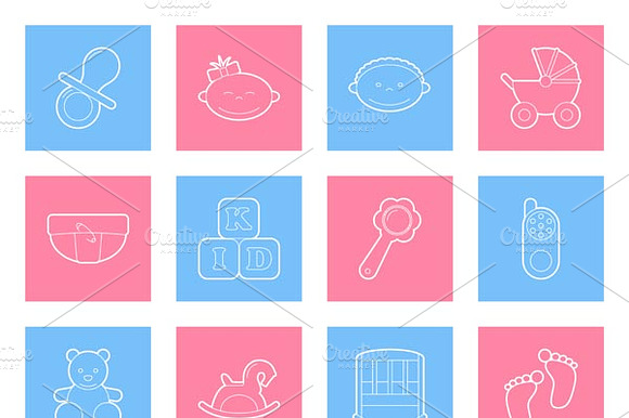 Baby Icons Set