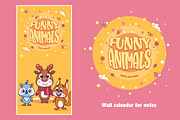 FUNNY ANIMALS 2025 Calendar, a Poster Template by Nearbirds (Thumbnail 2 of 7)