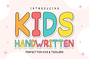 Kids Handwritten - Display Font, a Handwritten Font by KiddoGlyphs Studio (Thumbnail 1 of 3)