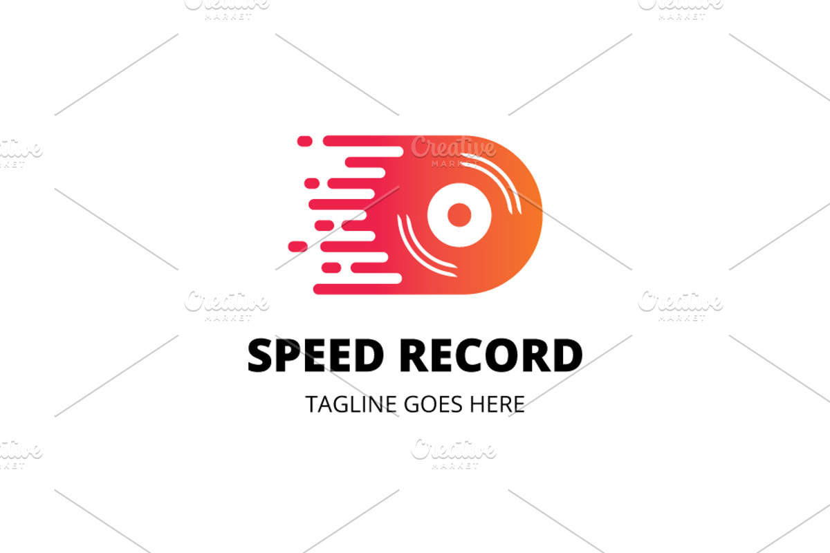 Speed Record Logo, a Branding & Logo Template by Brahmma (Photo 1 of 3)
