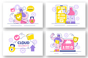 10 Cloud Security Illustration, a Technology Illustration by denayunebgt (Thumbnail 3 of 4)