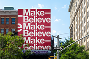 Sunny outdoor urban billboard mockup, a Household Mockup by MakeBelieve (Thumbnail 2 of 2)
