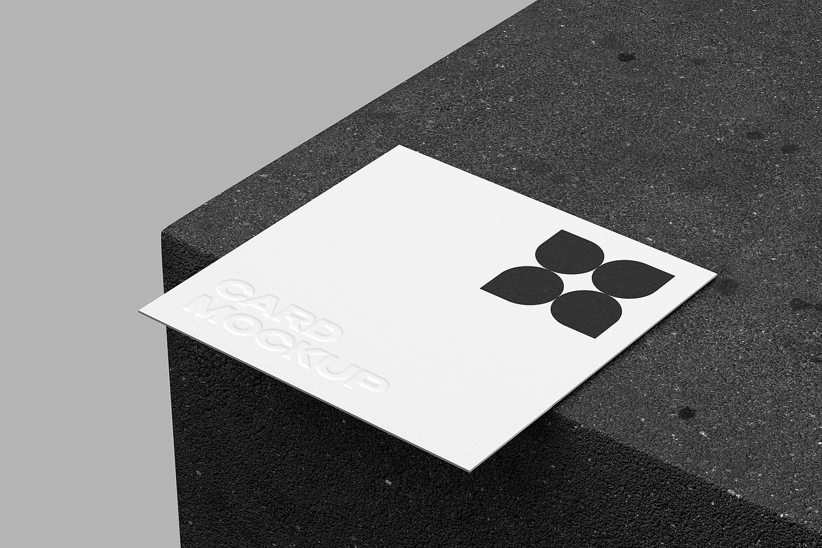 Minimalist Square Card Mockup, a Pens & Pencil Mockup by pixelbuddha.net (Photo 3 of 7)