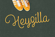 Heyzilla Family (25% off), a Script Font by artimasa (Thumbnail 1 of 5)