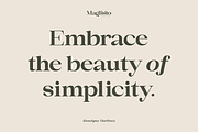 Maglisto - Modern Serif Display, a Serif Font by Namara Creative Studio (Thumbnail 2 of 10)