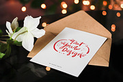 6 postcard and invitation mock ups, a Print Template by Marie Smth (Thumbnail 5 of 7)