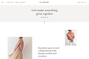 Minimal Fashion WordPress Blog, a Landing Page Template by MasterDesigns (Thumbnail 9 of 10)