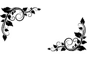 Elegant Vintage Floral Corner Frame, a Decorative Illustration by Designer_Momina (Thumbnail 9 of 21)