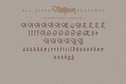 Midtown, a Blackletter Font by Omotu Studio (Thumbnail 10 of 12)