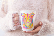 Watercolor Lion and Lioness, an Animal Illustration by ArtIrisArt (Thumbnail 5 of 8)