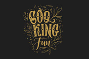 Set of vector cooking lettering, a Poster Template by Anna's Lettering (Thumbnail 3 of 13)