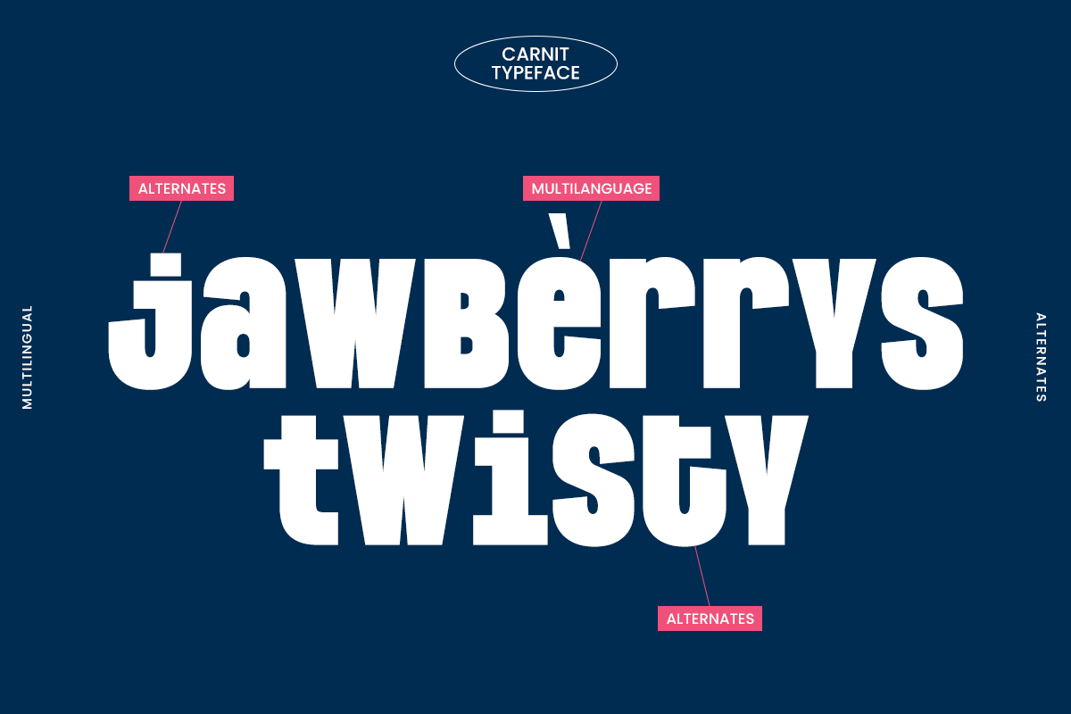 Carnit – Bold Playful Sans Serif, a Sans Serif Font by RagamKata (Photo 5 of 10)