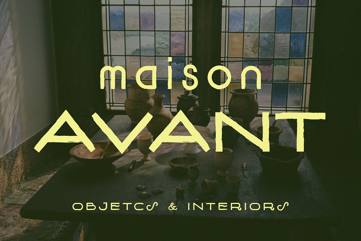 Retrograde Wide Vintage Placard Sans, a Sans Serif Font by Struvictory.art (Photo 7 of 10)
