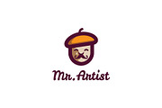 Mr Artist - Mascot Logo, a Branding & Logo Template by ashenterprise (Thumbnail 1 of 3)