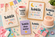 Twinklix, a Slab Serif Font by Wow Magic (Thumbnail 2 of 4)