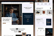 Law Firm WordPress Theme, a WordPress Template by Nicdark Themes (Thumbnail 2 of 4)