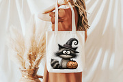 Halloween Raccoon Clipart Bundle, a Seasonal Illustration by designcity5 (Thumbnail 4 of 5)