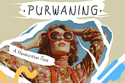 Purwaning - Handwritten, a Font by Sanskertype Studio (Thumbnail 1 of 5)