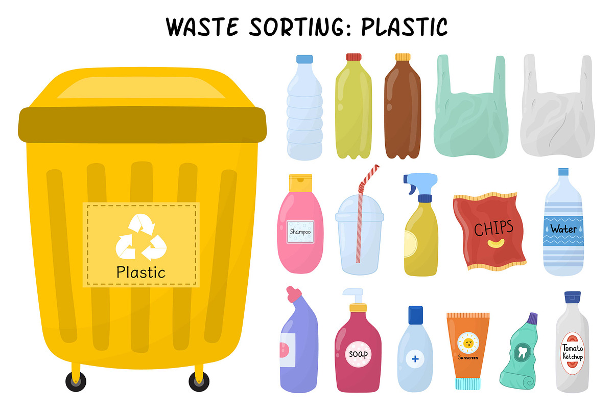 Waste Sorting Collection, a Food Illustration by Gulnara Sabirova (Photo 5 of 9)