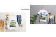 Watercolor Lake Landscapes Set 1, a Decorative Illustration by Kat's Artful Creations (Thumbnail 4 of 10)