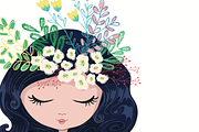 Set with cartoon girls - Cute girls, a Decorative Illustration by StudioLondon (Thumbnail 9 of 12)