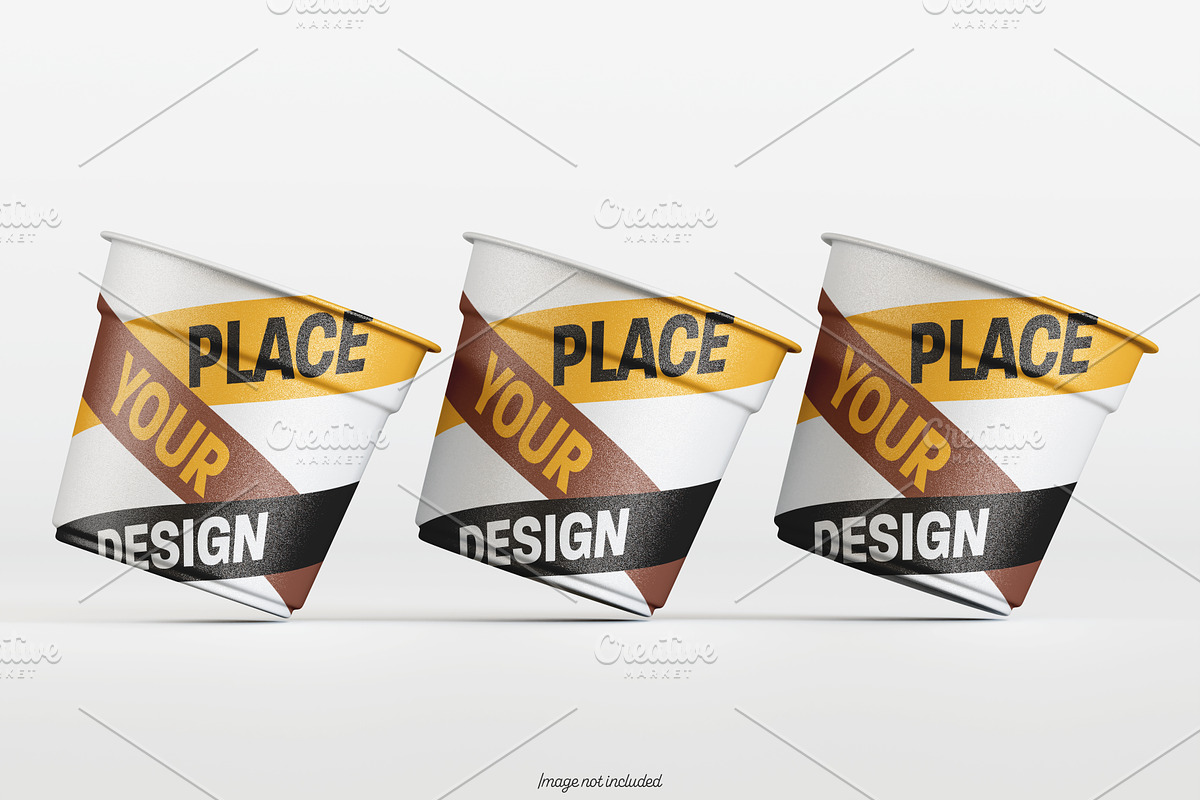 Realistic Cup ice cream mockup V2, a Cups & Container Mockup by Ambo Ampeng (Photo 13 of 26)