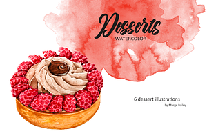 Desserts Watercolor