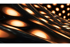 design racetrack lights ai generated, a Technology Photo by pikepicture