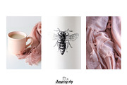 Pale Pink & Soft Beige Photo Pack, a Social Media Template by Jumping Dog (Thumbnail 2 of 6)
