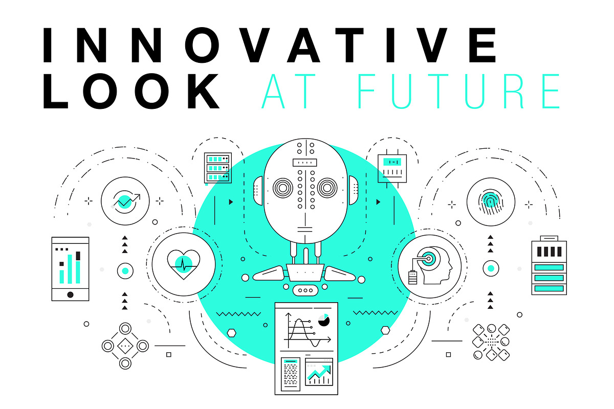 Innovation look at future, a Healthcare Illustration by Vladimir Vihrev (Photo 8 of 10)